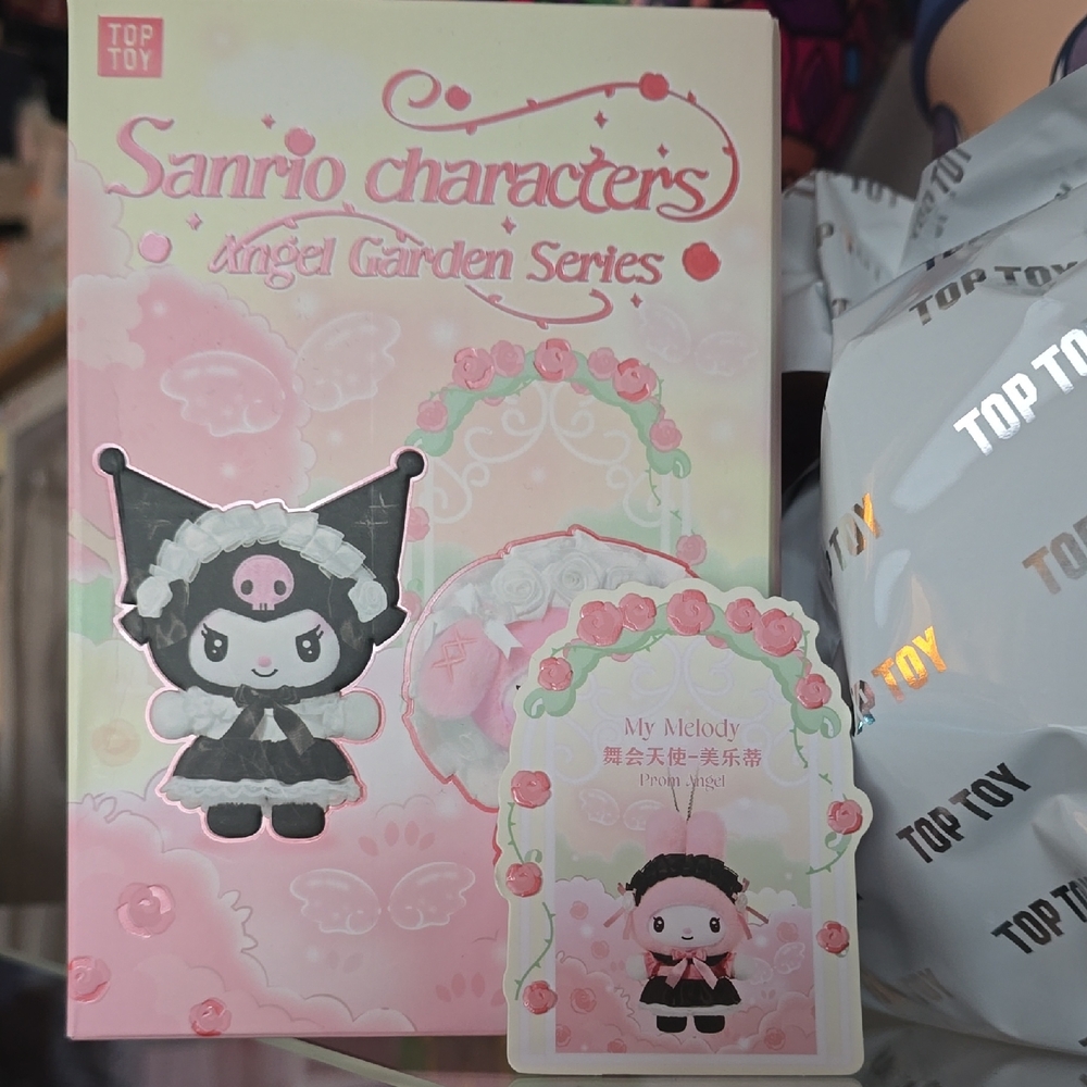 Sanrio Angel Garden Series My Melody Figure - Pink and Black
